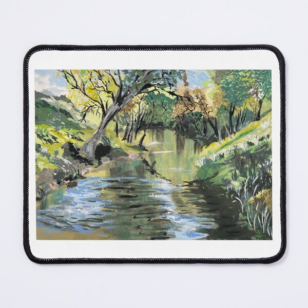 Item preview, Tranquil stream in the countryside designed and sold by GraceArtMusic.