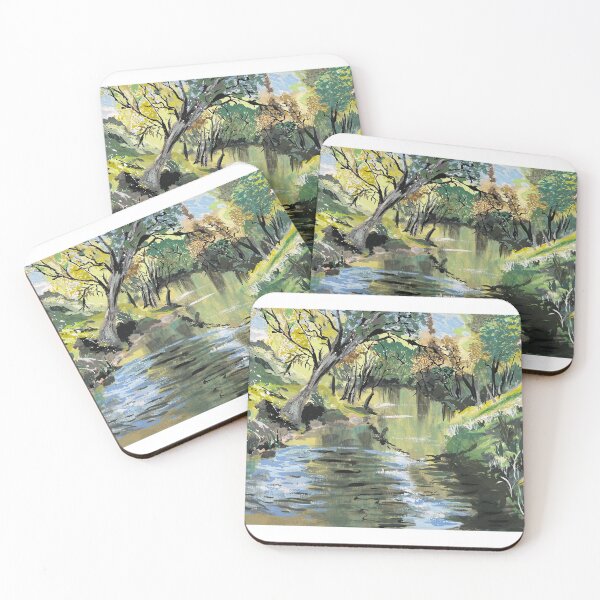 Item preview, Tranquil stream in the countryside designed and sold by GraceArtMusic.