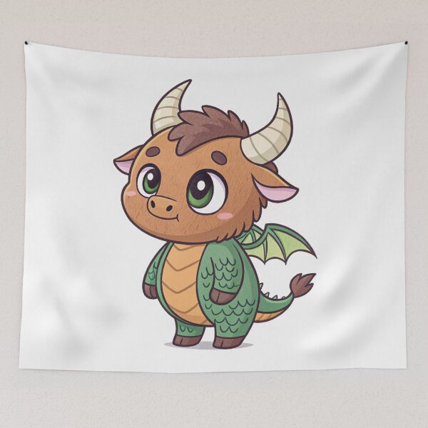 Item preview, Minotaur Dragon 20 designed and sold by AIfolklore.