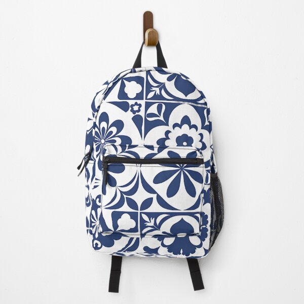 Item preview, Elegant Delft Blue Tile Pattern designed and sold by Lily-and-Lyle.