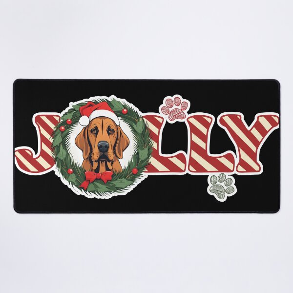 Item preview, Jolly Christmas - Bloodhound Nose Edition designed and sold by GoodyPaws.