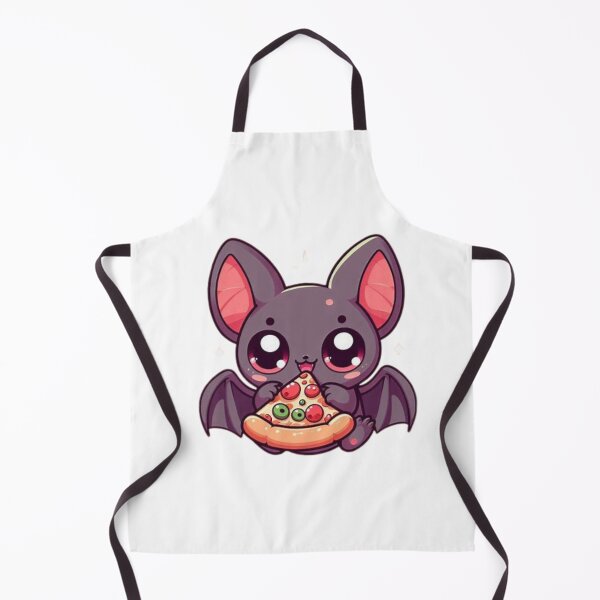 Item preview, bat eating pizza designed and sold by Eternalski.