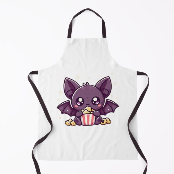 Item preview, bat eating popcorn designed and sold by Eternalski.