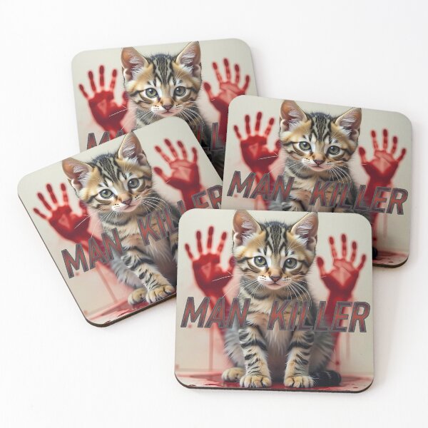 Item preview, Kitten Man Killer designed and sold by VinylSymphony.