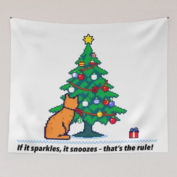 Item preview, Festive Feline's Fancy Bed designed and sold by Mascarad.