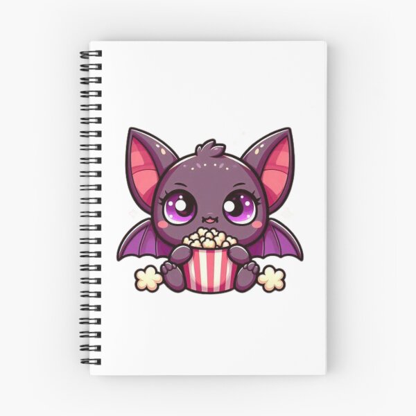 Item preview, bat eating popcorn designed and sold by Eternalski.