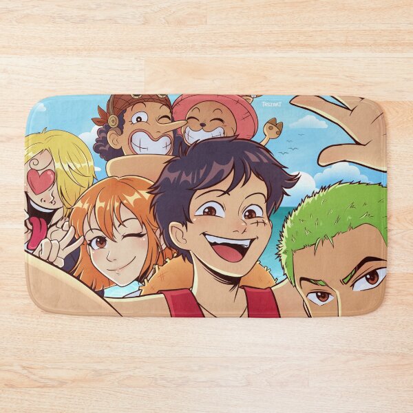 Item preview, One Piece - Luffy and friends selfie designed and sold by trixilustra.