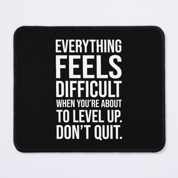 Item preview, Level Up, Don't Quit - Hustle Success Motivational designed and sold by chantastical.
