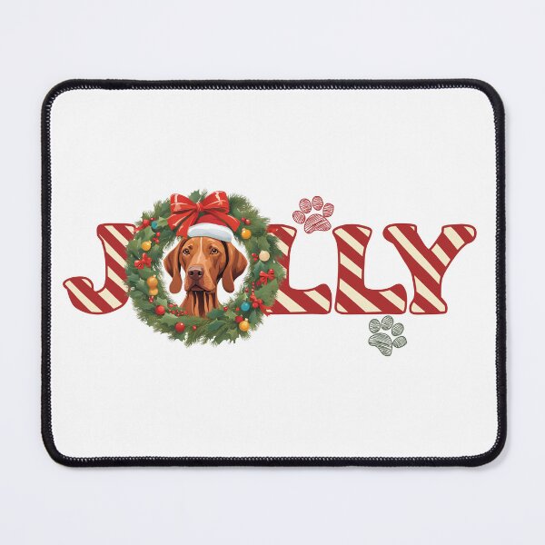 Item preview, Jolly Christmas - Vizsla Nose Edition designed and sold by GoodyPaws.