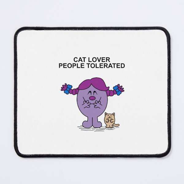 Item preview, Little Miss Cat Lover People Tolerated designed and sold by Scat the cat.