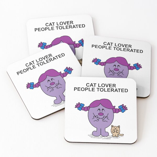Item preview, Little Miss Cat Lover People Tolerated designed and sold by Scat the cat.