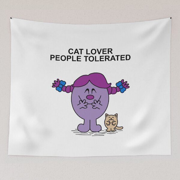 Item preview, Little Miss Cat Lover People Tolerated designed and sold by Scat the cat.