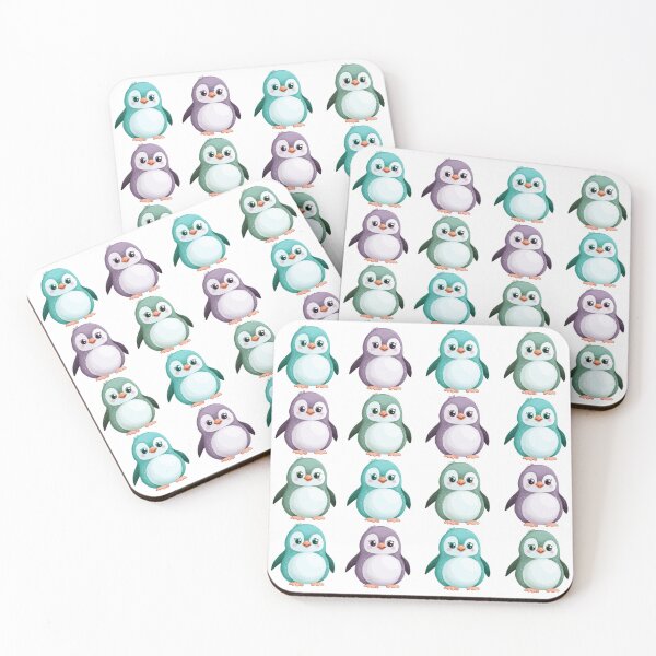 Item preview, Penguin three color pattern designed and sold by Topmel.