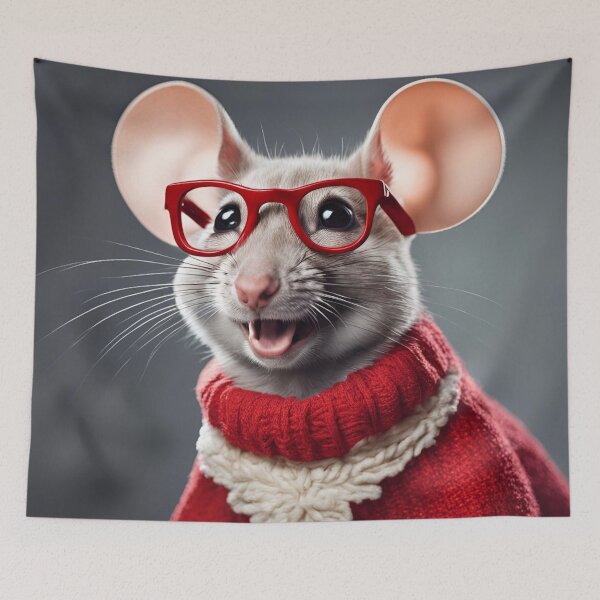 Item preview, Christmas mouse 9 designed and sold by MetallenaLux.