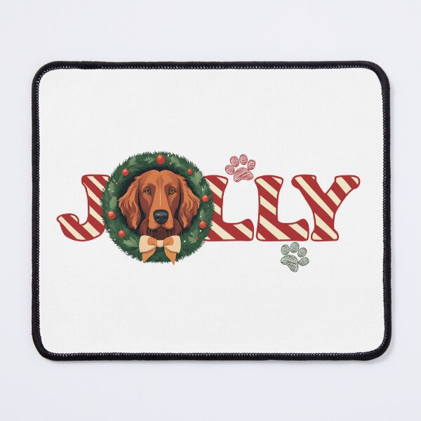 Artikelvorschau, Fröhliche Weihnachten - Irish Setter Nose Edition entworfen und verkauft von GoodyPaws.
