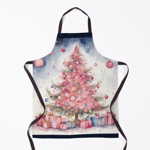 Item preview,   Pink Trees , Christmas Tree Farm, Christmas Tree Path, Cute Winter Christams Happy Holidays designed and sold by KolorellaS.