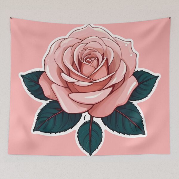 Item preview, Pink Rose Flower designed and sold by MadnessEnvelope.