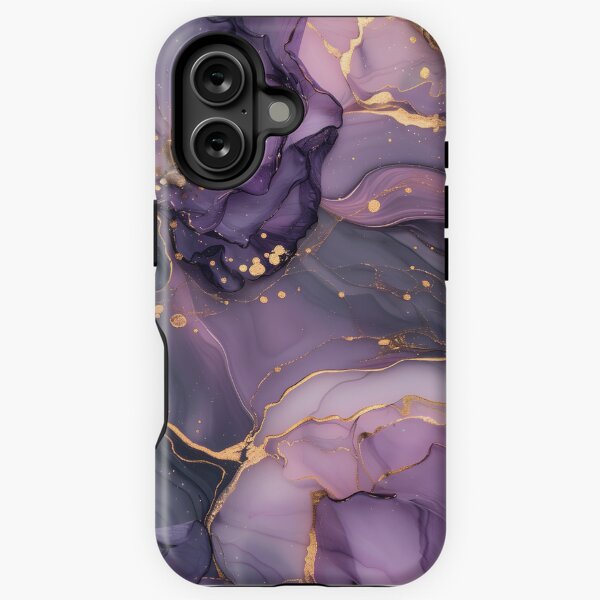 Item preview, Purple Gold Foil Marble designed and sold by HomeFeeling.