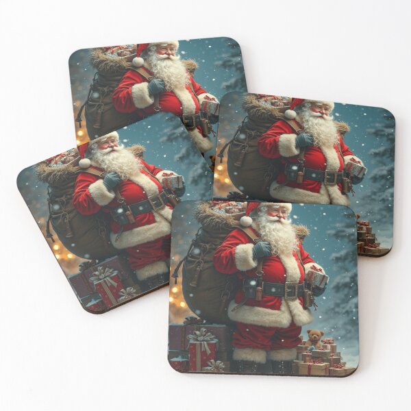 Item preview, Cristmas- Santa Claus with a Big Bag of Toys and gifts. designed and sold by Mauricedm71.