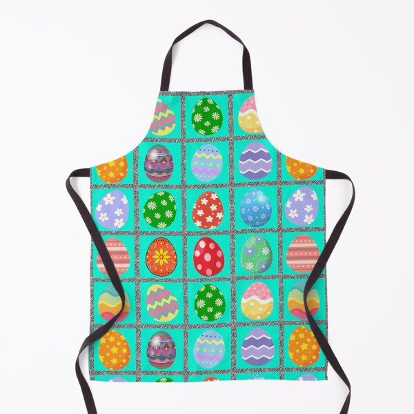 Item preview, Easter Egg-stravaganza: A vibrant pattern showcasing 12 unique Easter eggs, each with intricate designs and bright colors. designed and sold by Camel & Quirk.