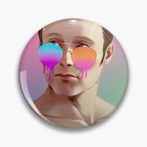 Item preview, Neon Heat Hairy Chest Hannibal Wearing Melting Sunglasses designed and sold by orionlodubyal.