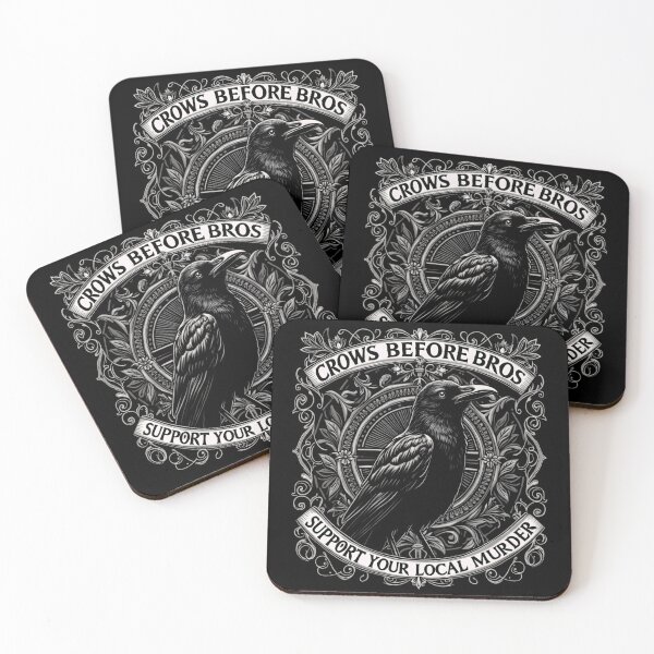 Item preview, Crows Before Bros Support Your Local Murder  designed and sold by ArtFromBeyond.