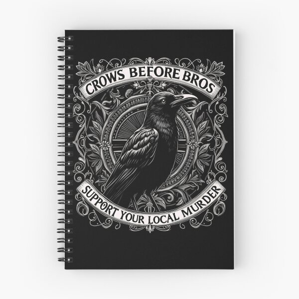 Item preview, Crows Before Bros Support Your Local Murder  designed and sold by ArtFromBeyond.