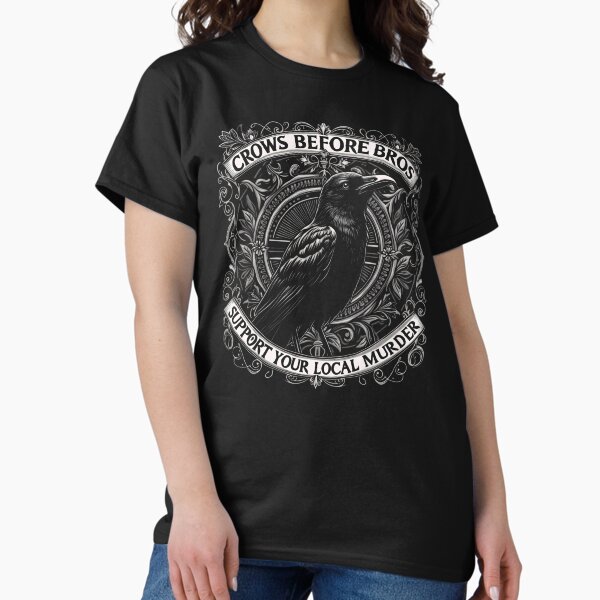 Item preview, Crows Before Bros Support Your Local Murder  designed and sold by ArtFromBeyond.