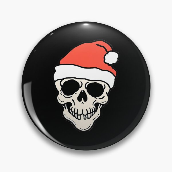 Artikelvorschau, Totenkopf in einer Weihnachtsmütze entworfen und verkauft von islaevans1.