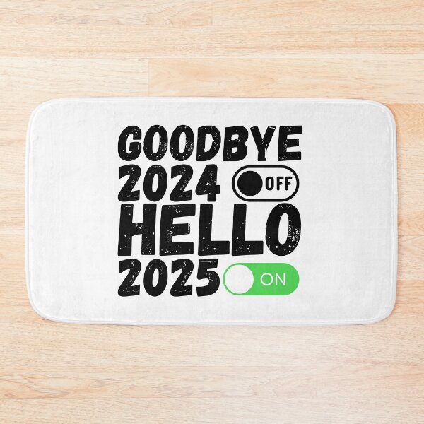 Item preview, Happy New Year 2025 Goodbye 2024 Hello 2025 designed and sold by JRsmail.