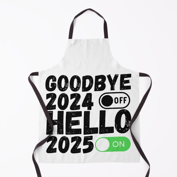 Item preview, Happy New Year 2025 Goodbye 2024 Hello 2025 designed and sold by JRsmail.