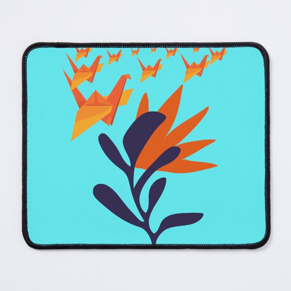 Item preview, Blue and Orange Paper Migratory Birds designed and sold by Ciervo Primavera.