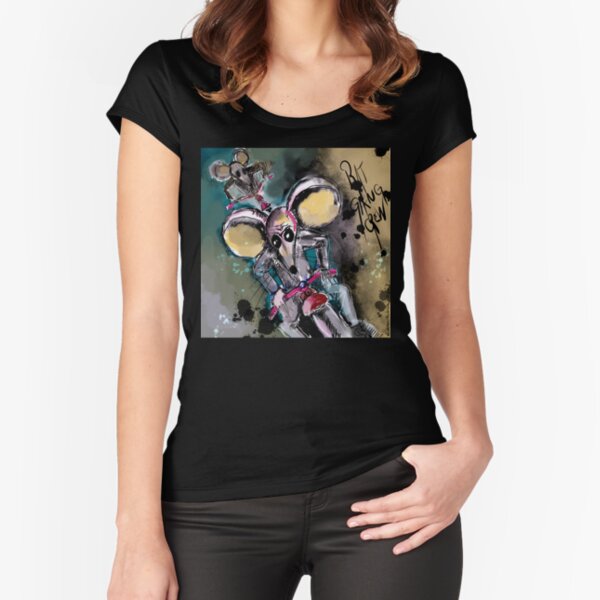 Rat Boy Racer Chase from Rat Gang Crew Books Fitted Scoop T-Shirt