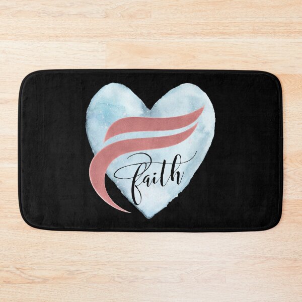 Artikelvorschau, Stilisierte Typografie „Faith“ auf Aquarell-Hintergrund entworfen und verkauft von Our Bible Journey.