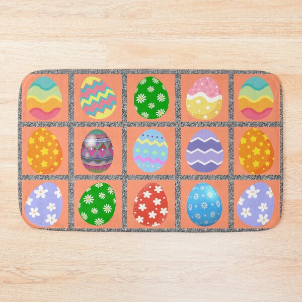 Item preview, Easter Egg-citing: A vibrant pattern showcasing 12 unique Easter eggs, each with intricate designs and bright colors. designed and sold by Grang Art Artistic Designs.