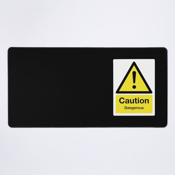 Item preview, Caution: Dangerous Sign (on black) designed and sold by STUDIO-72.