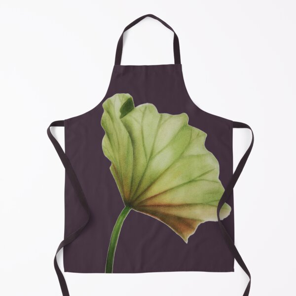 Item preview, Watercolor lotus leaf nature art designed and sold by Yarlseri.