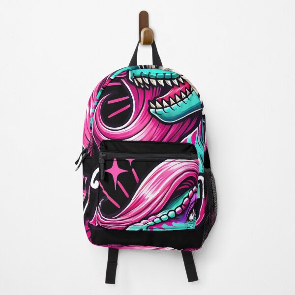 Item preview, funny pink Dino Diva Fierce and Fabulous designed and sold by DrawHandArt.