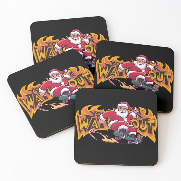 Item preview, Skateboarding Santa: You Better Watch Out! designed and sold by MonkiFlipp.