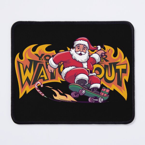 Item preview, Skateboarding Santa: You Better Watch Out! designed and sold by MonkiFlipp.