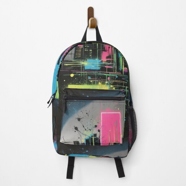 Item preview, Neon Cityscape: Vibrant Urban Skyline Artwork designed and sold by EliteDesignsEE.