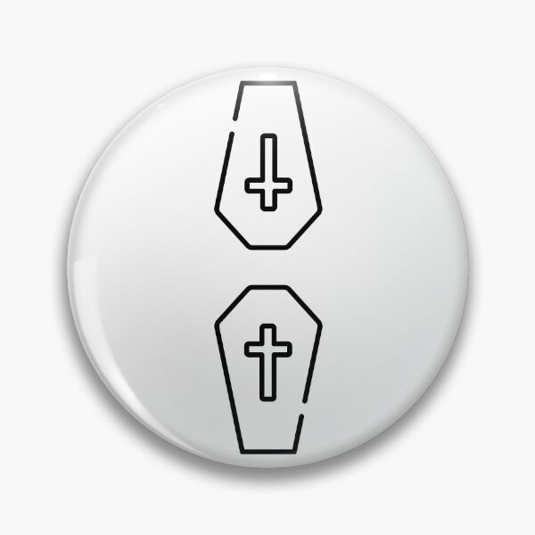 Item preview, Drop Dead Coffin Cross (Black) designed and sold by DropDeadDsgns.