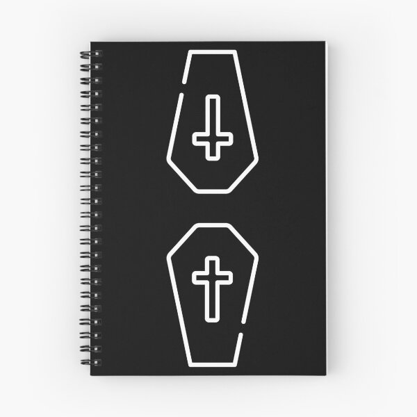 Item preview, Drop Dead Coffin Cross (White) designed and sold by DropDeadDsgns.