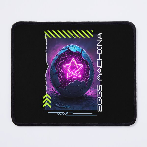 Item preview, Cyberpunk Deviled Egg Neon Art - Futuristic Sci-Fi Illustration designed and sold by zax454.