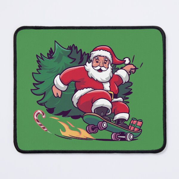 Item preview, Skateboarding Santa designed and sold by MonkiFlipp.