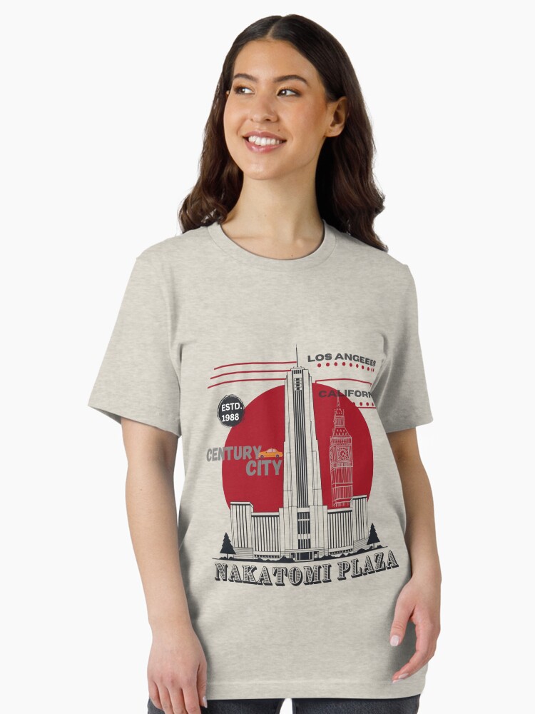 Thumbnail 2 of 7, Essential T-Shirt, Nakatomi Plaza Sticker ,CENTURY CITYY 19988 designed and sold by wedad01.