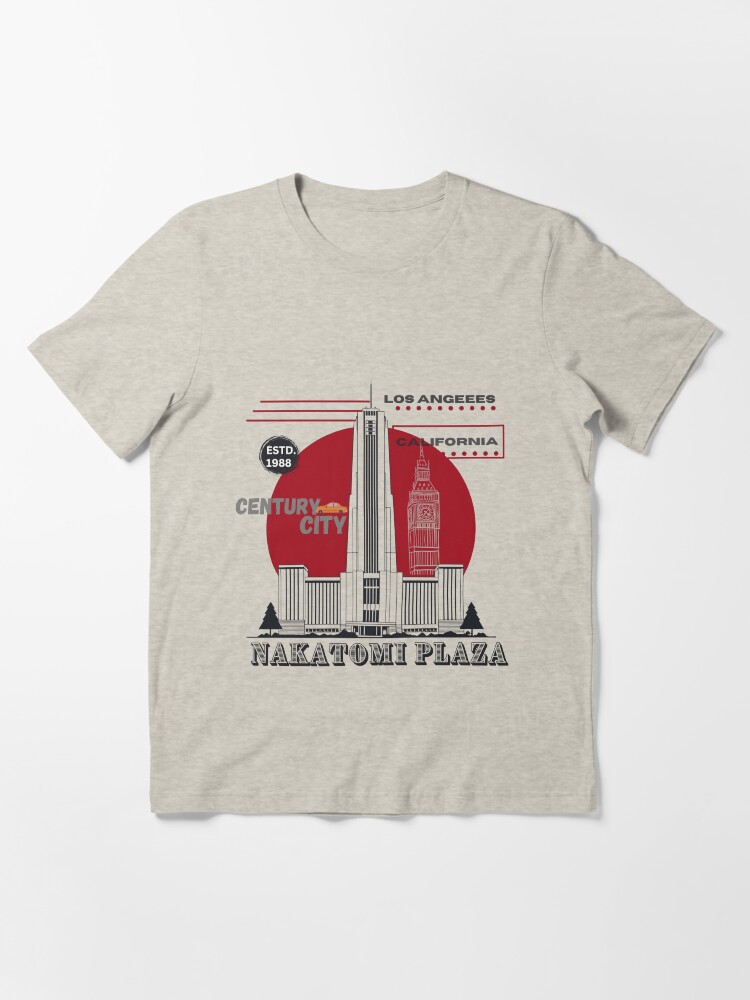 Thumbnail 3 of 7, Essential T-Shirt, Nakatomi Plaza Sticker ,CENTURY CITYY 19988 designed and sold by wedad01.