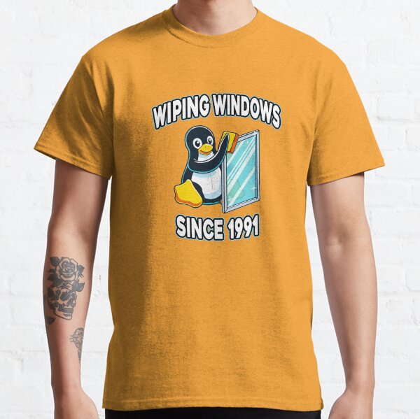 Item preview, Tux Wiping Windows - Linux vs Windows Tech Humor Devops Sysadmin Backend Developer designed and sold by Chengly.