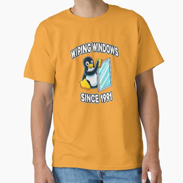 Item preview, Tux Wiping Windows - Linux vs Windows Tech Humor Devops Sysadmin Backend Developer designed and sold by Chengly.