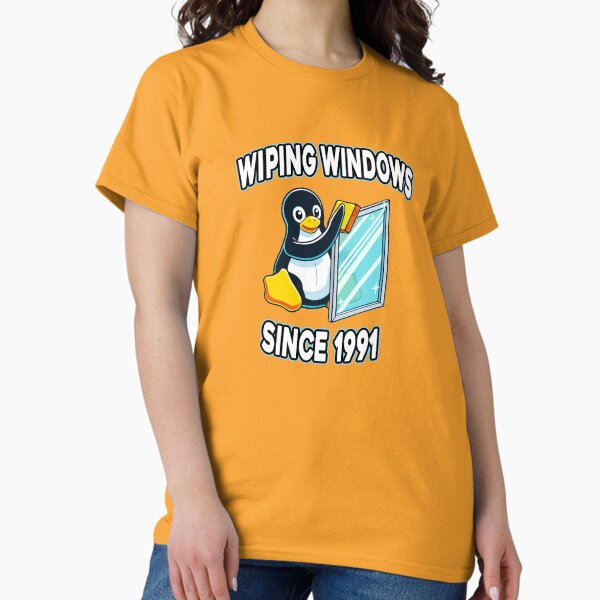 Item preview, Tux Wiping Windows - Linux vs Windows Tech Humor Devops Sysadmin Backend Developer designed and sold by Chengly.